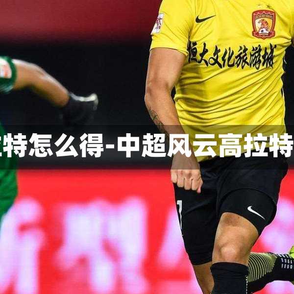 中超风云高拉特怎么得-中超风云高拉特怎么得冠军
